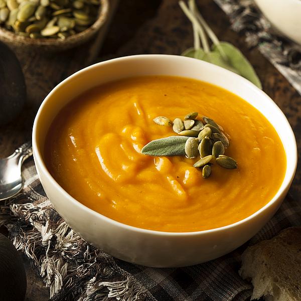 Pompoen-Koriandersoep Pompoen-Koriandersoep